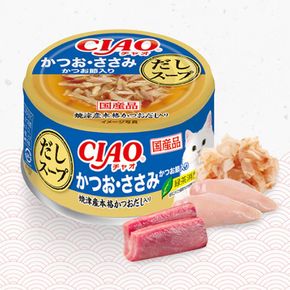 고양이 캔간식 가다랑어 닭가슴살 75g 1P 음수량 영양