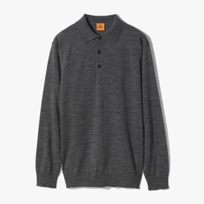 안드레센-안드레센[MARINE POLO KNIT]/폴로 니트 그레이 AEC2M50002