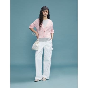 듀엘 루즈핏 펀칭 가디건 D252KSL271