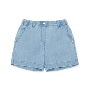 키즈 여아 3부 데님 반바지 2컬러