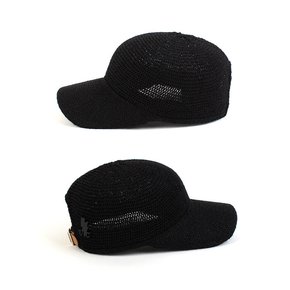 Muji Paper Black Ballcap 여름볼캡