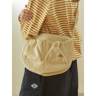 원더플레이스 [CN]2PK STRING CORDUROY HOBO BAG [3 COLOR]