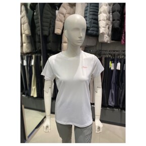 여성 여름 무지 라운드 반팔 코테노티셔츠R 8 1MQTSM4504WH _SG