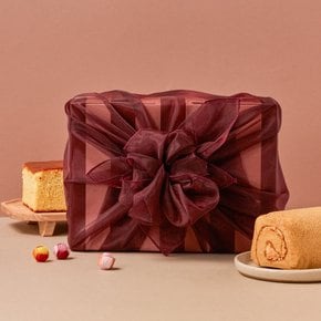 (보자기포장) 롤&쌀카스테라 세트