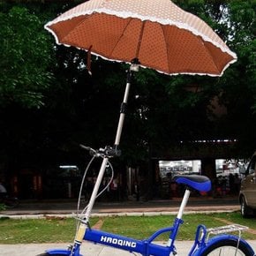 일자형 자전거 유모차 우산거치대