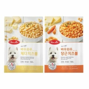 바우와우 치즈볼100g X3 선택 강아지 쿠키간식 칭찬 (WB9757F)