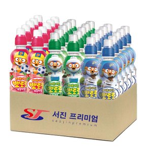 팔도 뽀로로 어린이 음료수 235ml 3종(밀크맛+사과맛+복숭아맛) 총33개