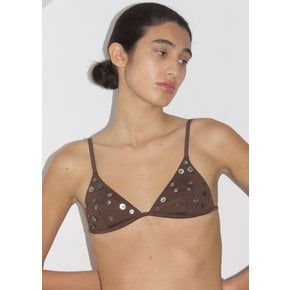 팔로마울 24SS BOTTONI TOP IN DARK BROWN