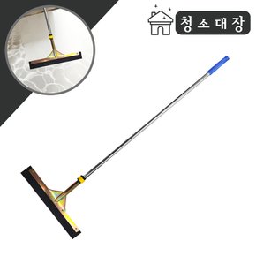 청소대장 오픈락 EVA 고무 바닥 물 밀대 55cm+스텐봉