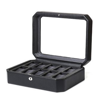 울프 울프 4584029 Windsor 10pc Watch Box Blk 시계보관함