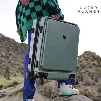 티엠 Lucky planet 럭키플래닛 고비욘드3 17인치 올리브그린 기내용 여행용 가방 캐리어