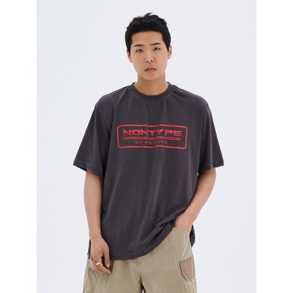 BOX N.O.N SYMBOL T-SHIRTS (CHARCOAL)