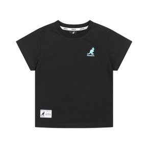 백 캥거루 그래픽 프린트 쿨맥스 티셔츠 RB 0202 블랙