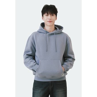 신세계라이브쇼핑 [25FW] 유니) 빅로고  오버핏 기모 후드 티셔츠 AP4WHD741-BL