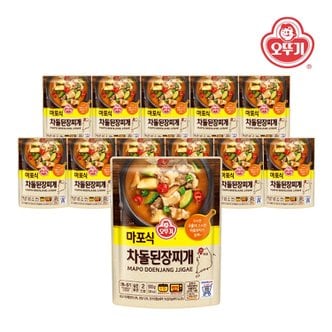 오뚜기 마포식 차돌 된장찌개 500g x 12개(1박스)