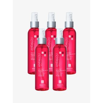 안달로우 내추럴스 천송이 로즈 바이옴 토너 178ml 5개