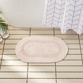 NEW 포레스트 오벌 면매트 BEIGE