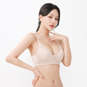 비너스 자스민 A컵 B컵 저중심 노와이어 몰드 브라 JBR1284