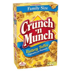 미국직구 Crunch `n Munch 크런치앤먼치 버터 토피 팝콘 앤 피넛 340g 2팩