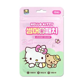 캐릭터 썸머 향 패치 18매입 (1개) / 어린이 여름 벌레 차단 퇴치 방향제 스티커
