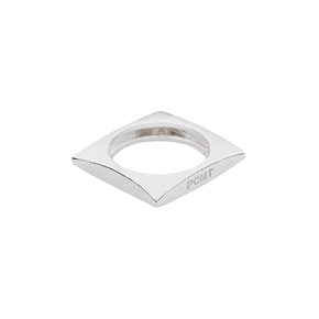 Silver Square Ring