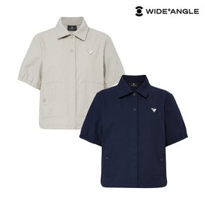 공식 신상 여성 CO 캐주얼 반팔 셔츠형 써커 골프 자켓 L WWM25173
