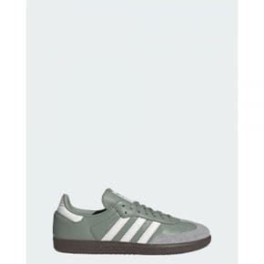 5023139 adidas Samba OG Shoes Uni - Silver Green / Chalk White Gum