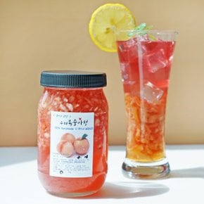직접 만든 수제과일청 복숭아청 550g 선물포장 답례품