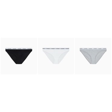 Calvin Klein Underwear 25SS 여성 아이콘 로고 비키니 팬티 3종 택 1 (QD5044-100/UB1/P7A)