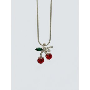 Cherry Necklace - Red