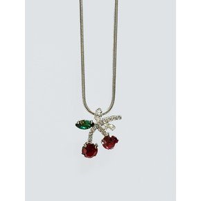 Cherry Necklace - Red