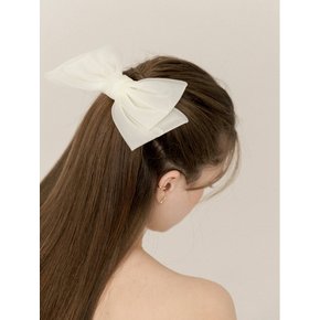 Pure Ivory Big Ribbon Pin