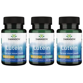 루테인 20mg 120소프트젤 X 3통 Swanson 고효능 Lutein