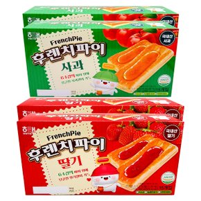 제과 후렌치파이 딸기 192g +사과 192g 각2개(총4개)