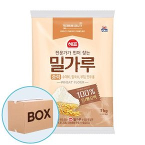 사조해표 중력밀가루 3kg 6입 (박스)