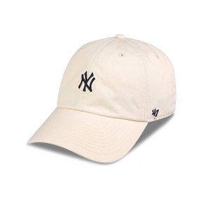 47브랜드 뉴욕 양키스 NY 스몰 로고 MLB 엠엘비 볼캡 야구 모자 내추럴 B-BSRNR17GWS-NT