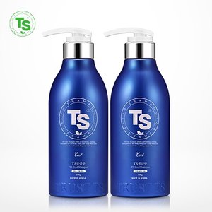 TS 대한민국 대표 샴푸 신상품 티에스 쿨샴푸 500g 2개