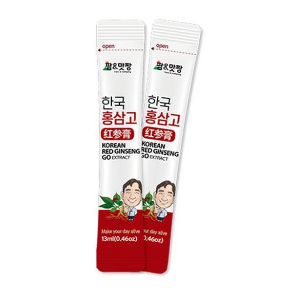 [팜&맛짱]홍삼을 간편한 스틱으로 한국 홍삼고 13gX20개입 (알뜰형 비닐포장) 홍삼을 여행,출장,야외활동등 언제 어디서나