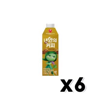  내안의 진짜커피 팩음료 280ml x 6개