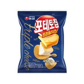 농심 포테토칩 트리플치즈 50g 16봉지