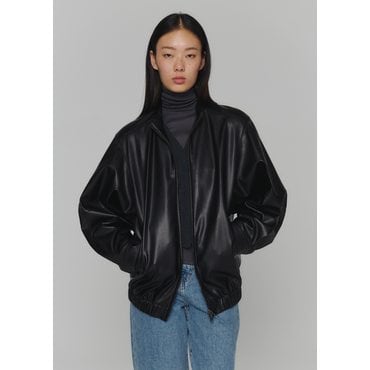 샵아모멘토 [9/12 예약주문] 아모멘토 24FW VEGAN LEATHER BLOUSON