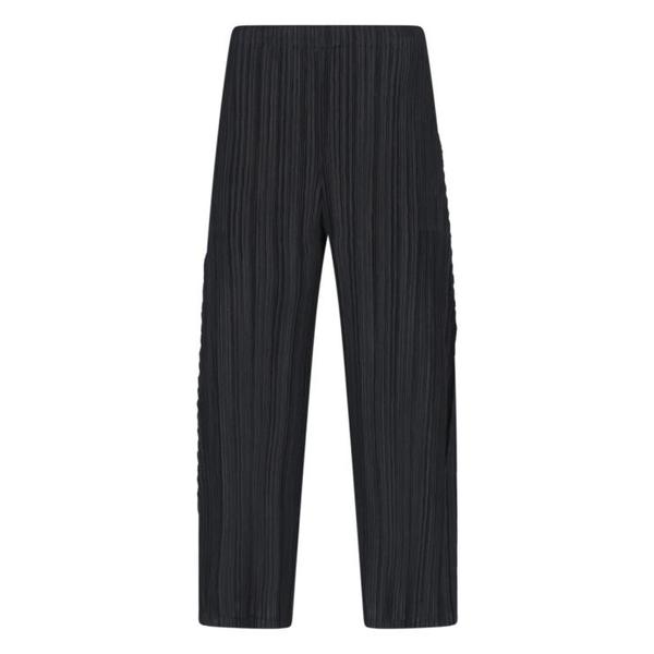 확대된 대표 플리츠플리즈 팬츠 PP68JF28315 Black