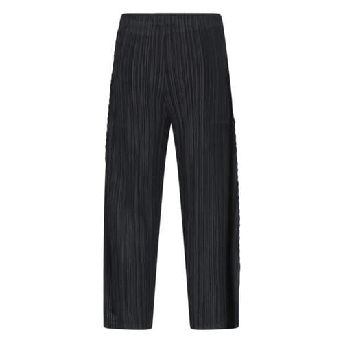 플리츠플리즈 팬츠 PP68JF28315 Black