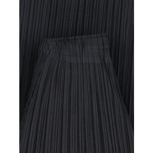 플리츠플리즈 팬츠 PP68JF28315 Black