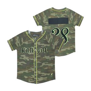 여성 베이스볼 탑 K8023 Army Green Camo