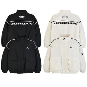 N261JK387P 조던아웃사이드우븐자켓 (블랙,아이보리)