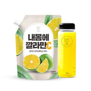 NS홈쇼핑 [참앤들황토농원] 내몸에 깔라만시 100% 원액 1L X 4팩 + 보틀 1개..[32291609]