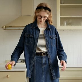 SR_Classic double pocket denim shirt