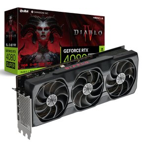 이엠텍 지포스 RTX 4080 SUPER MIRACLE 디아블로IV D6X 16GB (디아블로 그래픽카드 지지대 증정)