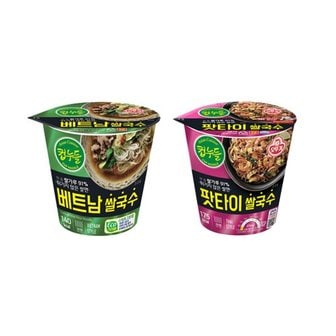 오뚜기 컵누들 베트남쌀국수47G 3개 + 팟타이쌀국수50G 3개